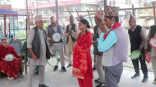 Astaman Tole Khaijadi Bhajan amp Dance Nepali Culture खैजडी भजन र नाच नेपाली संस्कृती [upl. by Tiffanle139]