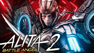 Alita Motorball Fight WITH HEALTHBARS PART 2  HD  Alita Battle Angel [upl. by Yekram]