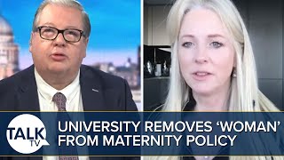 quotOnly Women Can Have Children”  Isabel Oakeshott on Uni That Removed ‘Woman’ From Maternity Policy [upl. by Cummine]