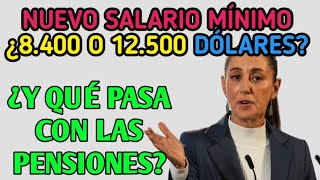 AUMENTO SALARIO MINIMO  8400 O  125000 PARA 2025 PENSIONES BENEFICIADAS Y PENSION BIENESTAR [upl. by Daniala]