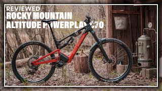 Rocky Mountain Altitude Powerplay C70 Review  This eBike Hucks [upl. by Onin]