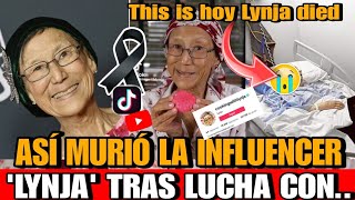 Asi 🅼🆄🆁🅸🅾 La TIKTOKER Lynja DETALLES de la 🅼🆄🅴🆁🆃🅴 de la INFLUENCER Lynja Cooking with lynja died [upl. by Shirline]