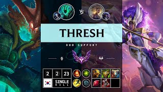 Thresh Support vs Rell  KR Master Patch 1414 [upl. by Armillia]