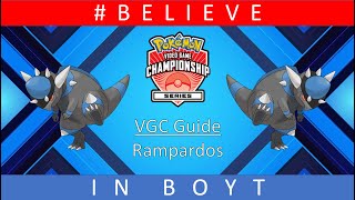 Rampardos  Reg F VGC Guide by 3x Regional Champion [upl. by Blossom]