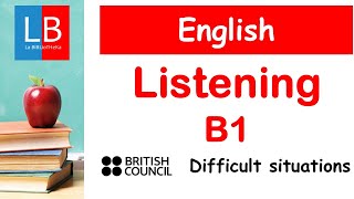 Clases Inglés online LISTENING B1 Listen amp Check 2 DIFFICULT SITUATIONS [upl. by Ailaham]