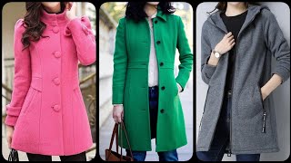 Latest Womens WoolampWool Blend Coats 2024 [upl. by Clute]