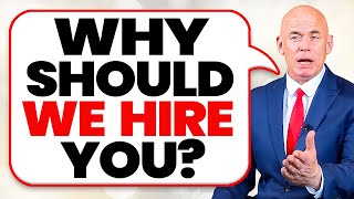 WHY SHOULD WE HIRE YOU Best SAMPLE ANSWERS to this COMMON JOB INTERVIEW QUESTION [upl. by Alfonzo]