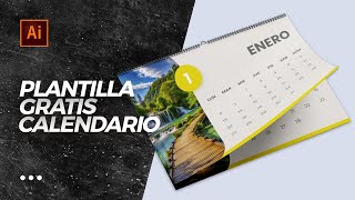 Cómo diseñar un CALENDARIO 2025 completo LINK de descarga gratis  Illustrator Tutorial [upl. by Enrico633]