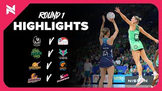 Suncorp Super Netball Highlights  Round 1 2023 [upl. by Ynots]