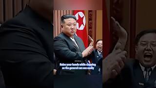 Raise your hands while clapping so the general can see easily 🇰🇵 kimjongun northkorea shorts [upl. by Tolliver]