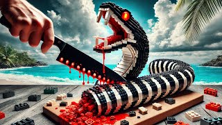 How to Make Pefect Giant ELECTRIC EEL Recipe IRL  Lego Cooking Stop Motion vs ASMR [upl. by Partridge214]