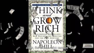 Think And Grow Rich 60 Seconds to Decide [upl. by Monteith]