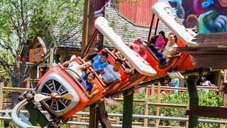 Barnstormer Ride Along  Fantasyland  Magic Kingdom  Walt Disney World [upl. by Attehcram966]