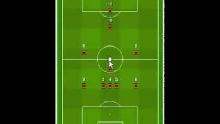 Sokker Manager  Tactic 541 to 451 or 442 online soccer manager game [upl. by Penrose]