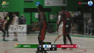 SOPCC vs Andrézieux BLS Basket [upl. by Yrot372]