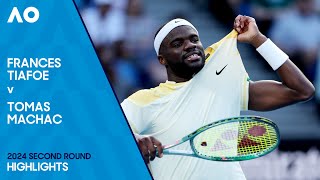 Frances Tiafoe v Tomas Machac Highlights  Australian Open 2024 Second Round [upl. by Jovitah]