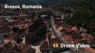 Brasov city 4k drone video Romania drone djidrones dji travel 4k brasov citytour romania [upl. by Aymik]