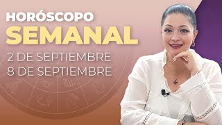 HORÓSCOPO SEMANAL  2 DE SEPTIEMBRE AL 8 DE SEPTIEMBRE  KATIUSKA ROMERO [upl. by Ynabe]