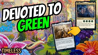 Mono Green Devotion VS Boros Convoke MTG Pioneer [upl. by Esnofla]