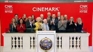 The NYSE welcomes Cinemark NYSE CNK in celebration of its 40th anniversary of founding [upl. by Carolle]