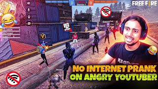 THE EPIC NO INTERNET PRANK ON V BADGE ANGRY YOUTUBER👿 RGGamerLiveWATCH IF U REALLY WANT TO LAUGH 🤣 [upl. by Annabell438]