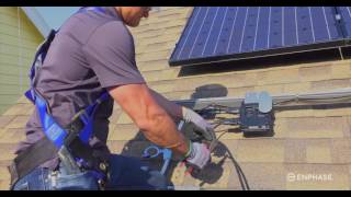 Enphase IQ 6 Microinverter Installation  DIY Solar [upl. by Aniez]