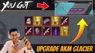 😍AKM GLACIER CRATE OPENING  BGMI amp PUBG  LEVEL 7 UPGRADE AKM GLACIER SKIN ​⁠​⁠ParasOfficialYT [upl. by Anial]