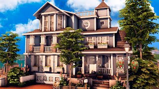 CASA COM ATELIÊ SEM CC  The Sims 4 Speed Build [upl. by Eneleahcim]