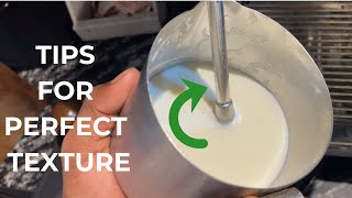 Tips to steam and froth the perfect milk for latte art [upl. by Atir]