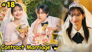 Part18  No Gain No Love2024  Contract Marriage  Korean drama explain In Hindi [upl. by Airdnna]