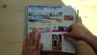 My Oman trip travelers notebook flipthrough [upl. by Tarsuss]