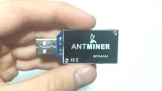 Unboxing First Look And Discussion Of The AntMiner U1 ASIC USB Bitcoin Miner [upl. by Oikim]