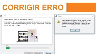 iTunes  Há um problema com este pacote  Solução Rápida [upl. by Mikkanen]