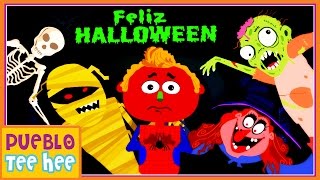 Es Halloween  Canción Infantil  Pueblo Teehee [upl. by Pammie]