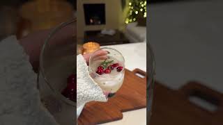 Christmas glitter snow globe cocktail christmas cocktails [upl. by Scriven611]