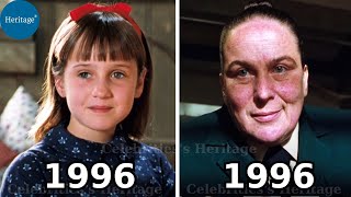 Matilda 1996 Cast THEN and NOW The actors have aged horribly [upl. by Kajdan]