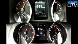 2013 Golf 7 20TDi 150hp vs Golf 6 GTD 170hp  1080p FULL HD [upl. by Lidaa]