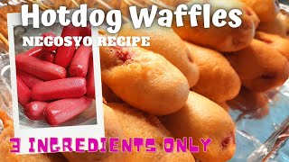 Hotdog Waffles  Costing  Negosyo recipe  Murang Puhunan [upl. by Tollman]