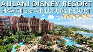 Aulani Disney Resort Hawaii  Luxury 5 Star Beachfront Resort For Families [upl. by Jews]