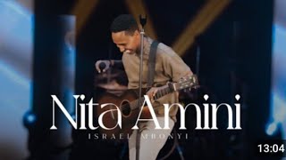 Nitamini by Israel mbonyi lyrics video [upl. by Sirovaj]