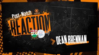 Dean Brennan Reaction  Barnet FC 31 Oxford City [upl. by Anneiv629]