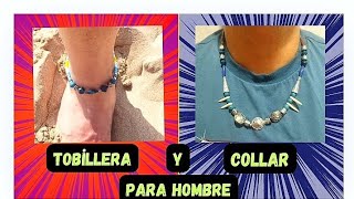 Tobillera y Collar a juego para Hombre [upl. by Lynnet]