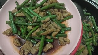 SIMPLE MENU  CRAVING STRING BEANS AND SLICE PORK ADOBO 🍲🥗 [upl. by Marasco855]