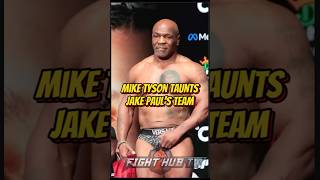 Mike Tyson DISRESPECTS Jake Pauls Team GRABS HIS NUTS TO TAUNT THEM [upl. by Yrdnal329]