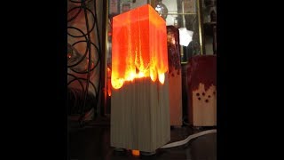 How to make a wood and resin lamp DIY Tutorial [upl. by Wager]