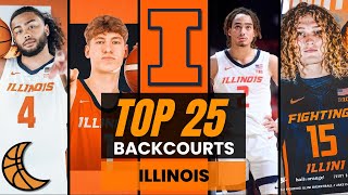 Top 25 Backcourts In College Basketball Illinois Fighting Illini [upl. by Duwalt]