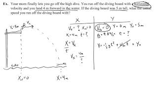 More Horizontally Launched Projectile Problems [upl. by Neall335]