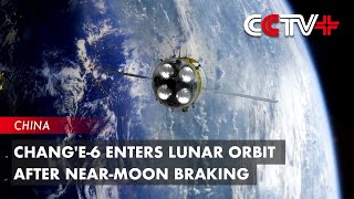 Change6 Enters Lunar Orbit after NearMoon Braking [upl. by Subak559]