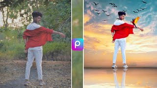 New Picsart Background Change Editing  New Picsart Photo Editing  Photo Editing [upl. by Anaher]