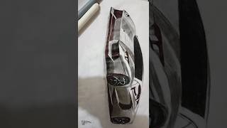 Lamborghini sketch realistic😍lamborghinicardrawingartshorts [upl. by Stevy733]